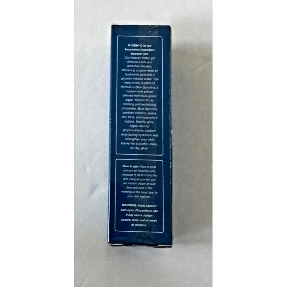 Dew of the Gods H DEW O  Daily Gel Moisturizer Blue Spirulina .51 fl oz Vegan